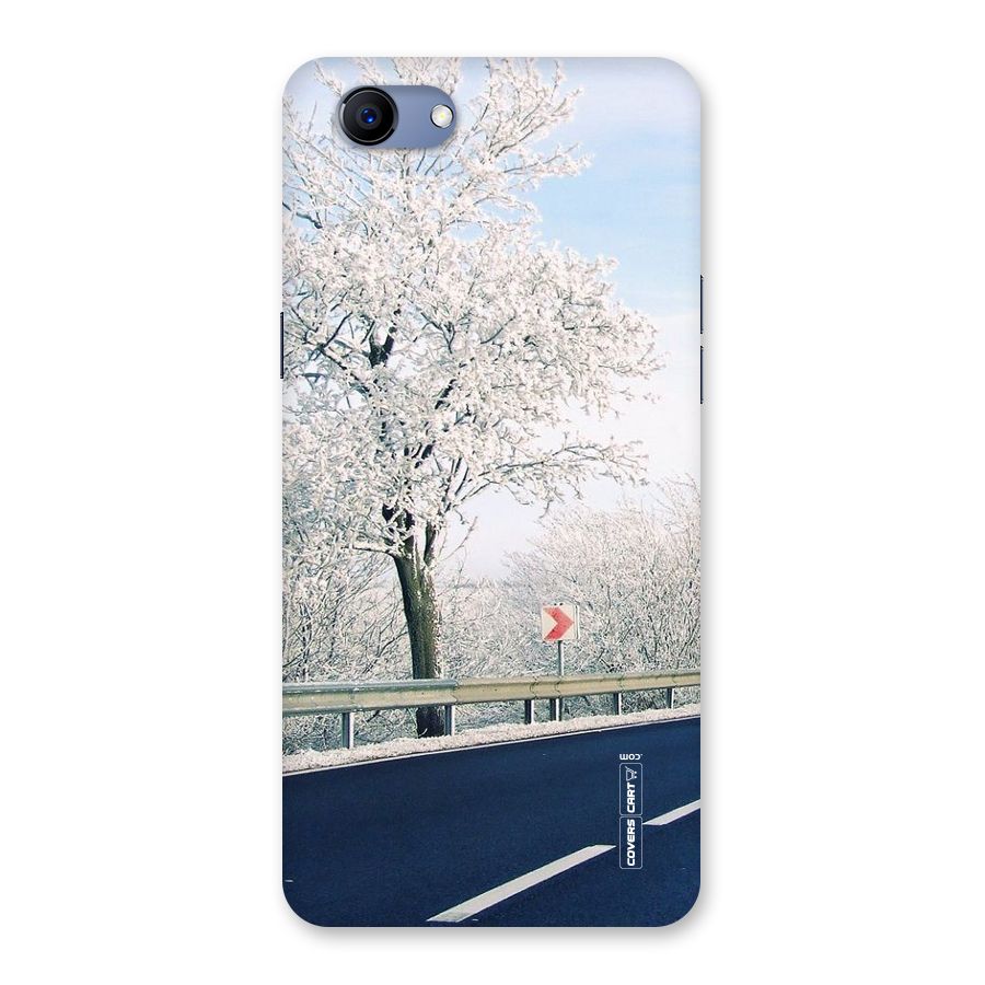 White Snow Tree Back Case for Oppo Realme 1