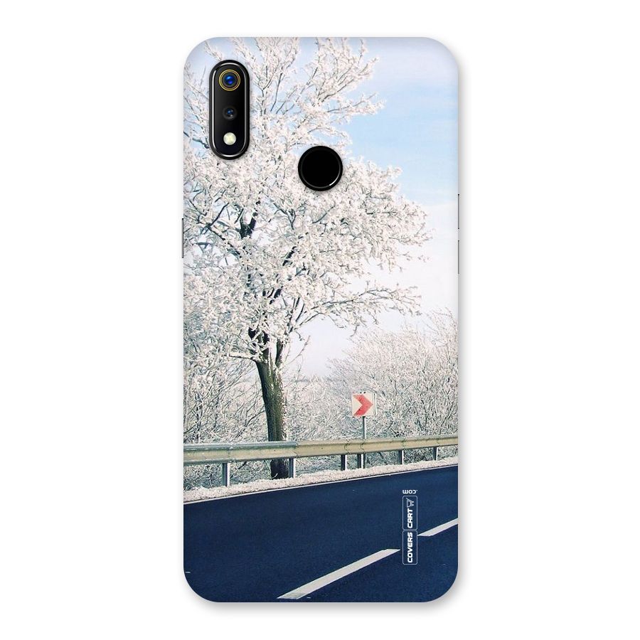 White Snow Tree Back Case for Realme 3