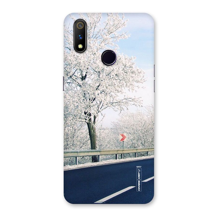 White Snow Tree Back Case for Realme 3 Pro