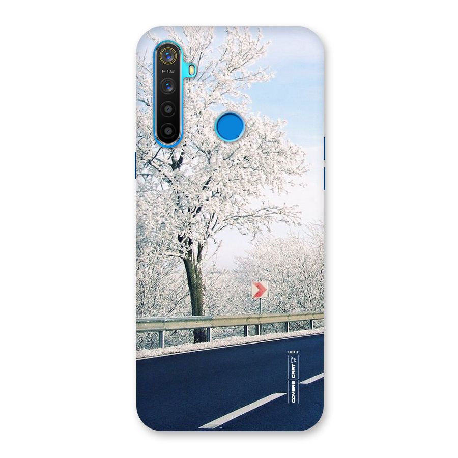 White Snow Tree Back Case for Realme 5
