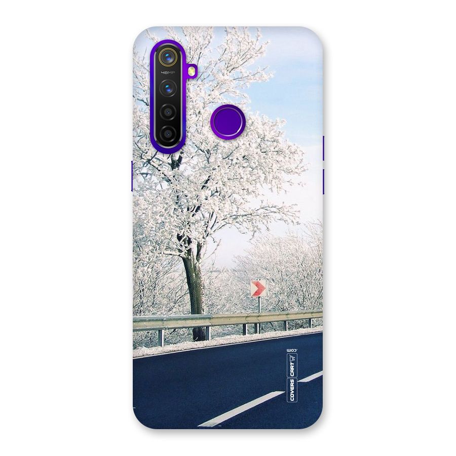 White Snow Tree Back Case for Realme 5 Pro