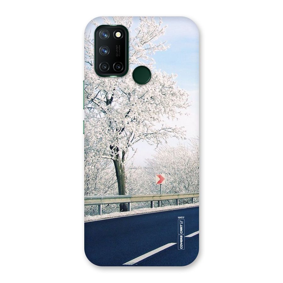 White Snow Tree Back Case for Realme 7i