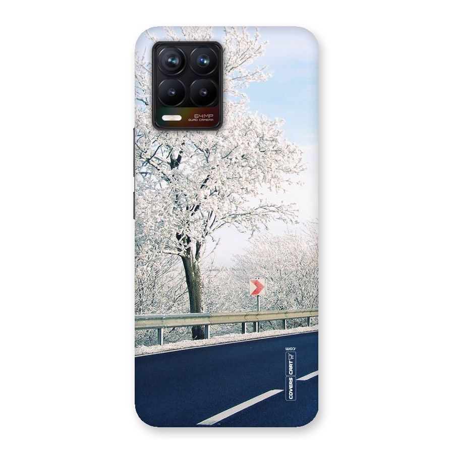 White Snow Tree Back Case for Realme 8