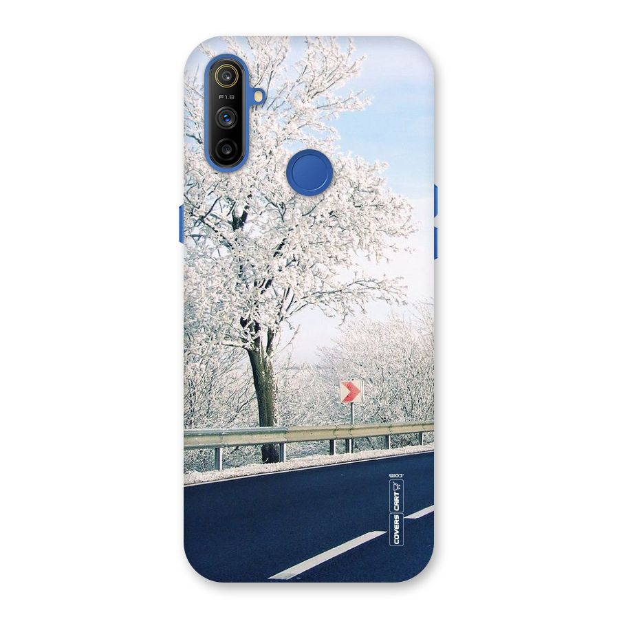 White Snow Tree Back Case for Realme Narzo 10A