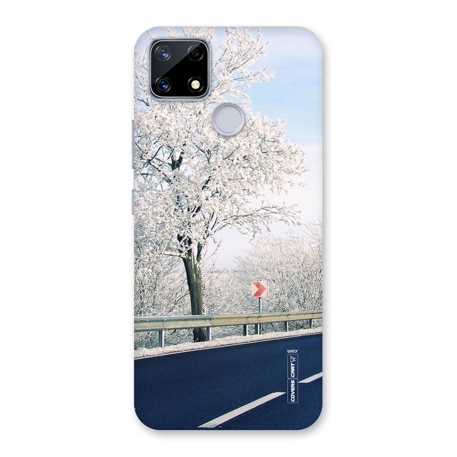 White Snow Tree Back Case for Realme Narzo 20