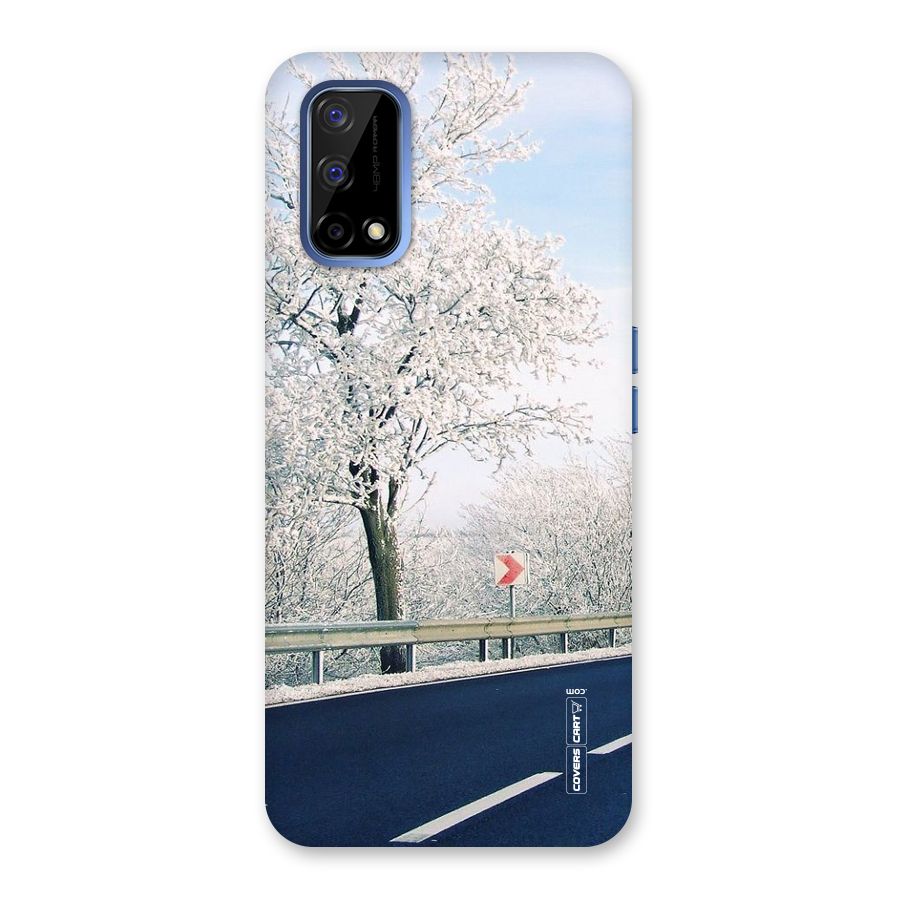 White Snow Tree Back Case for Realme Narzo 30 Pro