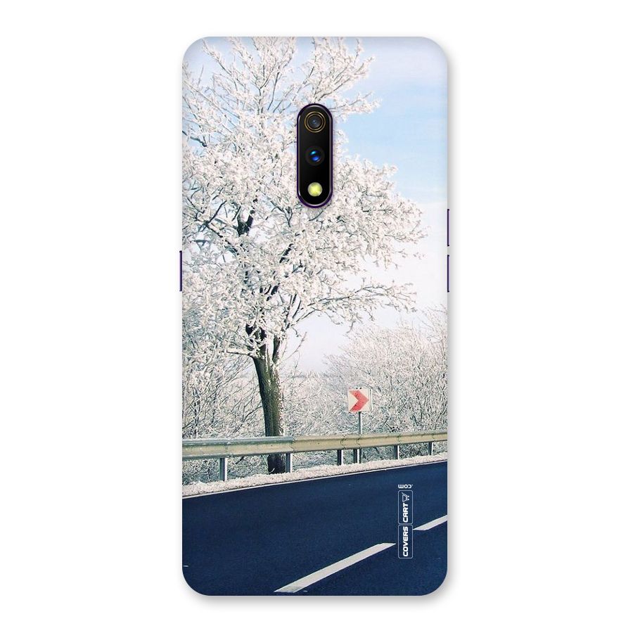 White Snow Tree Back Case for Realme X