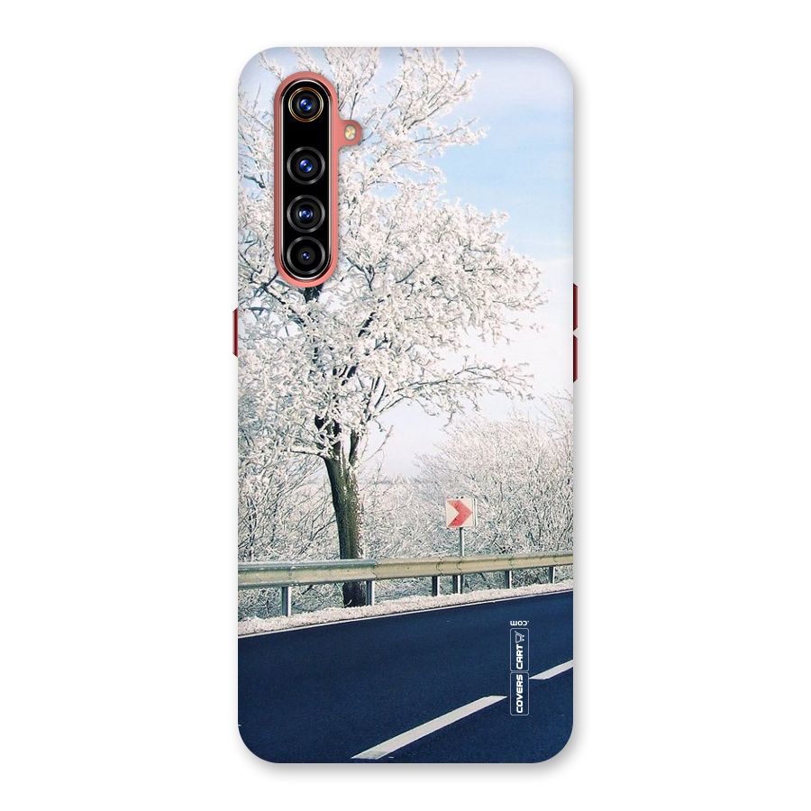 White Snow Tree Back Case for Realme X50 Pro