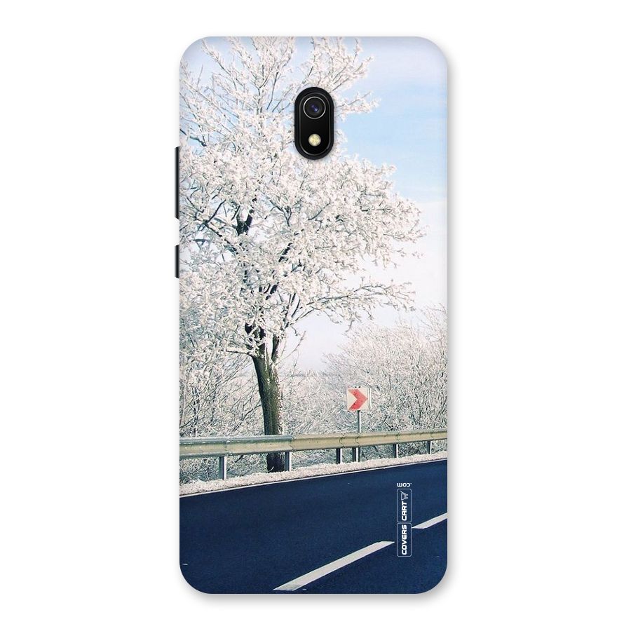 White Snow Tree Back Case for Redmi 8A