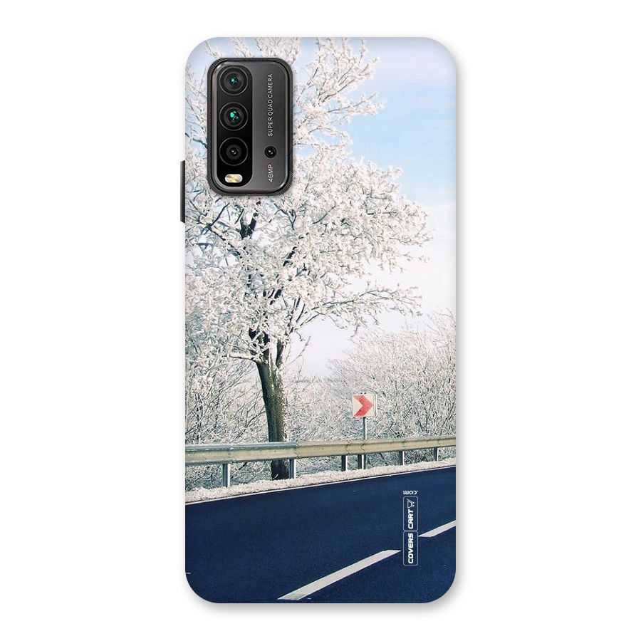 White Snow Tree Back Case for Redmi 9 Power