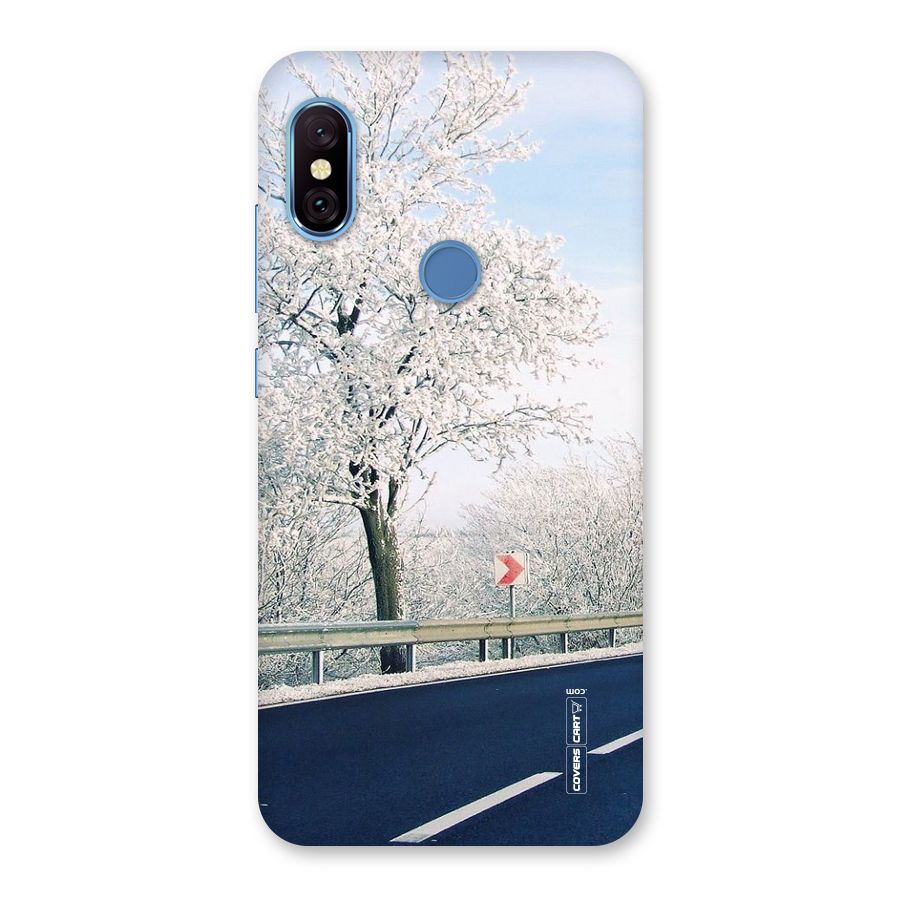 White Snow Tree Back Case for Redmi Note 6 Pro
