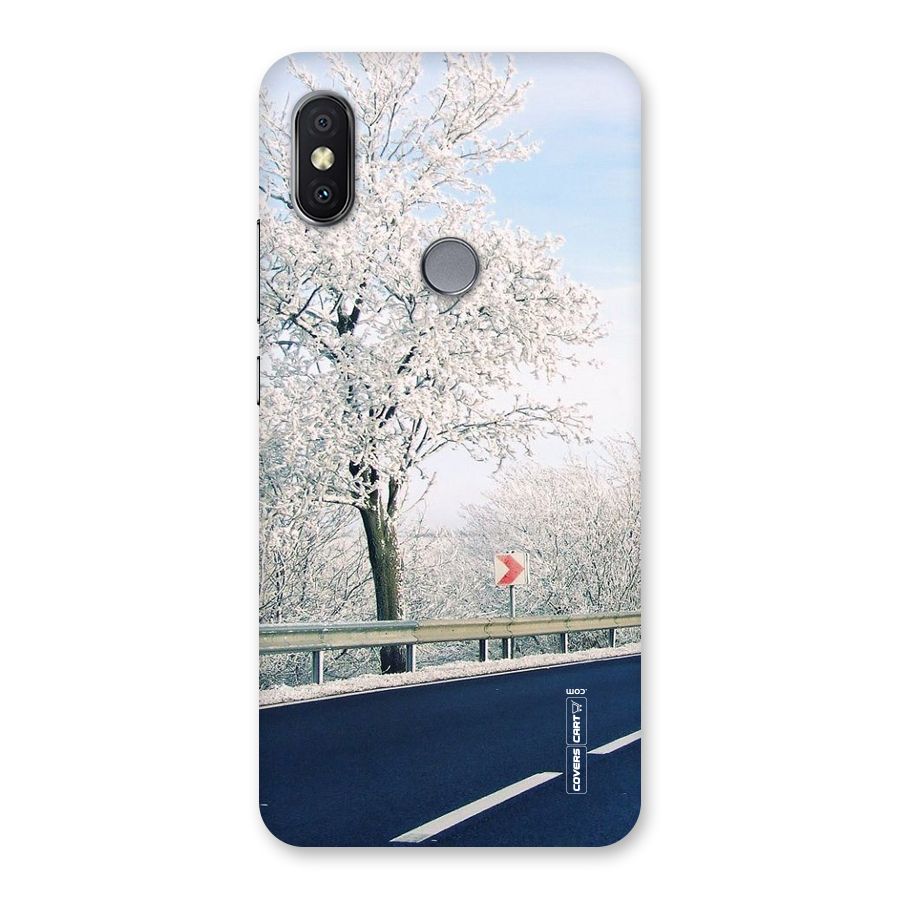 White Snow Tree Back Case for Redmi Y2