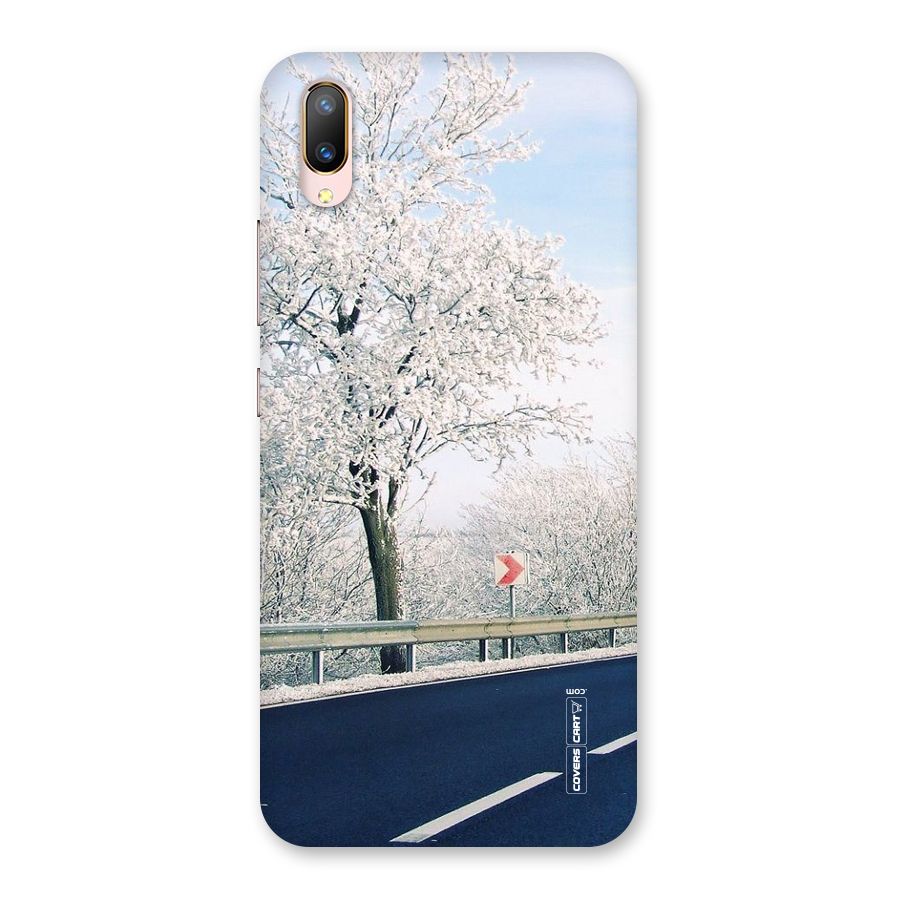 White Snow Tree Back Case for Vivo V11 Pro
