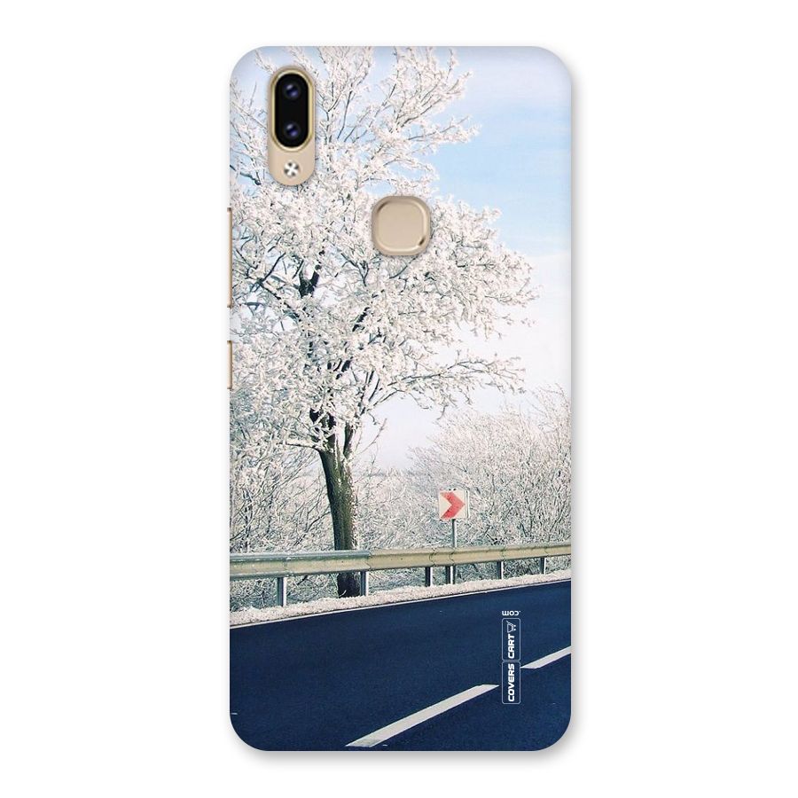 White Snow Tree Back Case for Vivo V9 Youth