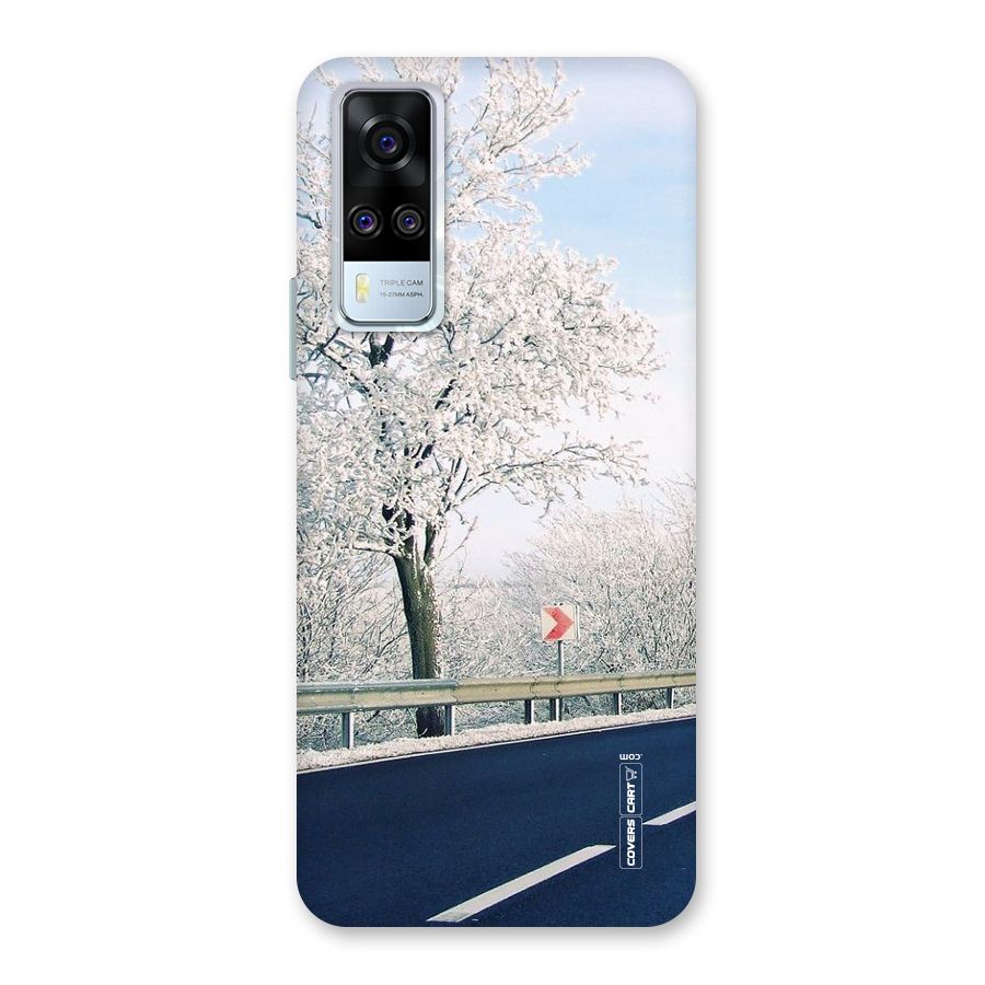 White Snow Tree Back Case for Vivo Y31