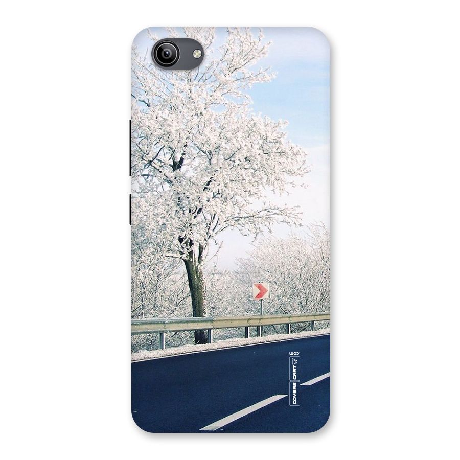 White Snow Tree Back Case for Vivo Y81i