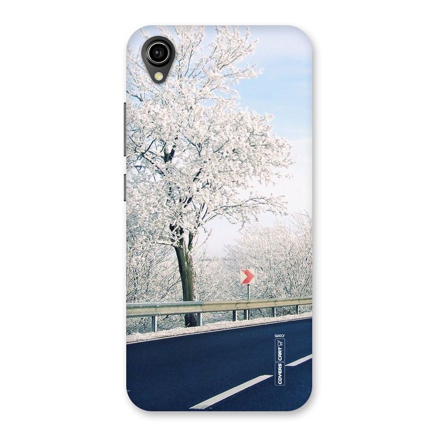 White Snow Tree Back Case for Vivo Y90