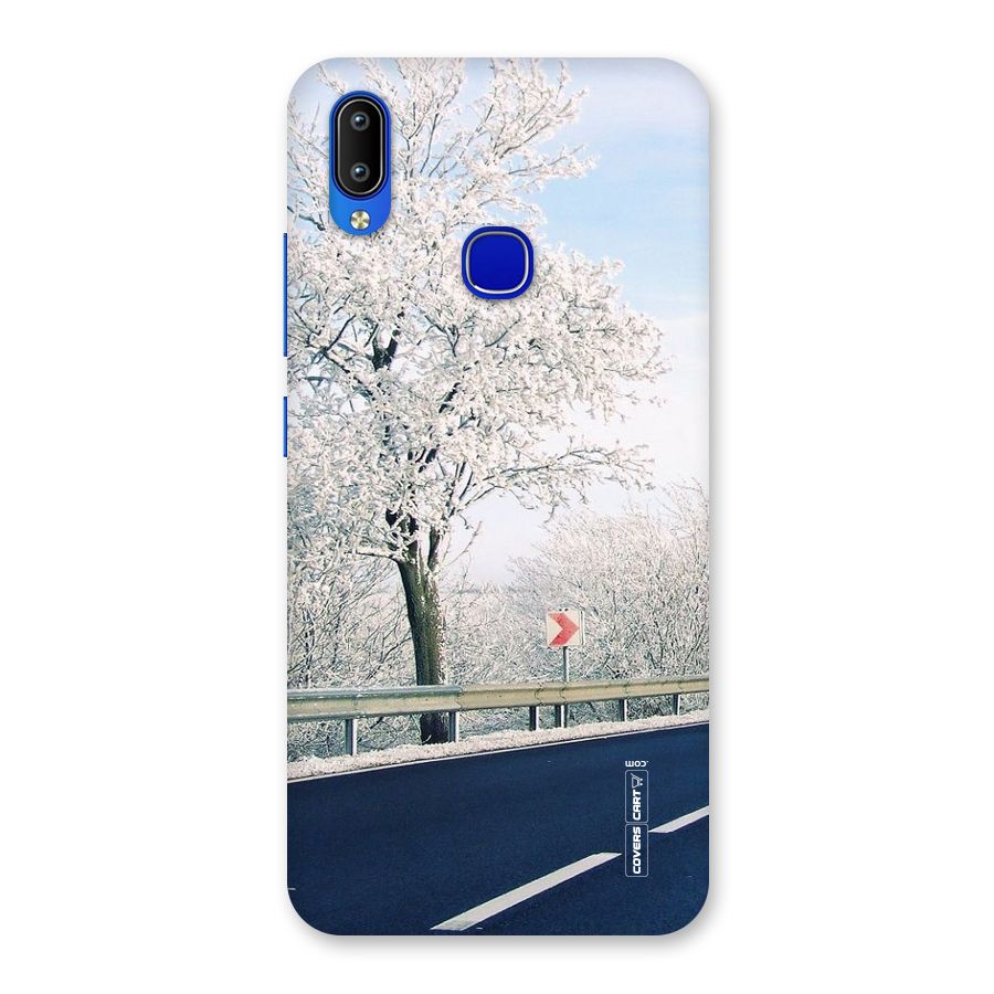 White Snow Tree Back Case for Vivo Y91