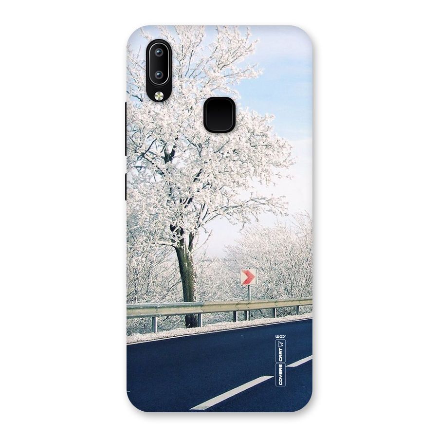 White Snow Tree Back Case for Vivo Y93