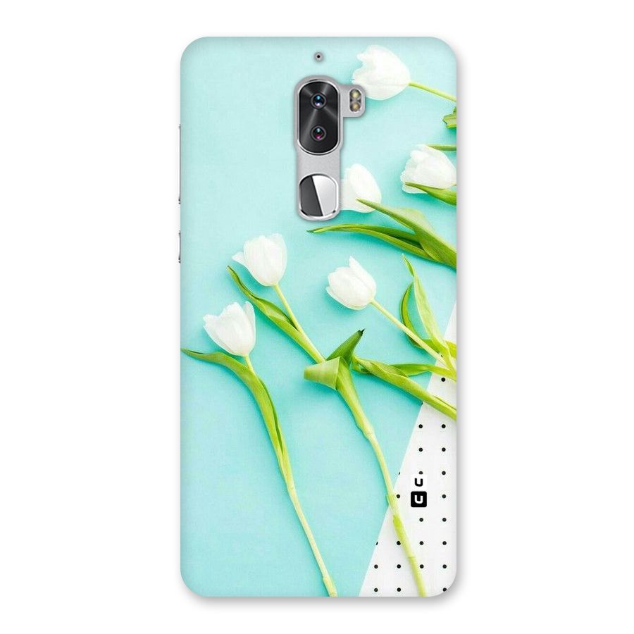 White Tulips Back Case for Coolpad Cool 1