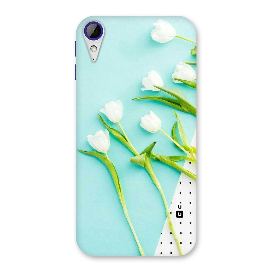 White Tulips Back Case for Desire 830