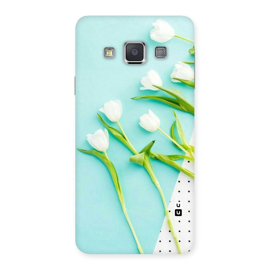 White Tulips Back Case for Galaxy A3