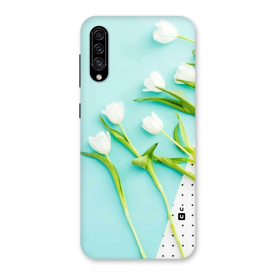 White Tulips Back Case for Galaxy A30s