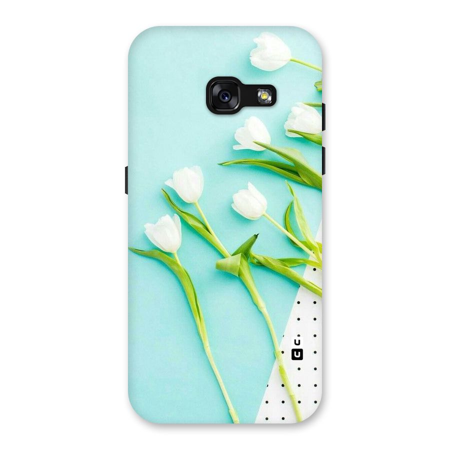 White Tulips Back Case for Galaxy A3 (2017)
