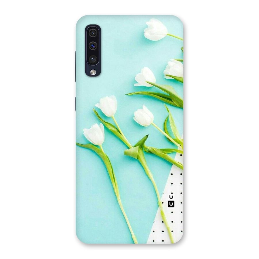 White Tulips Back Case for Galaxy A50s