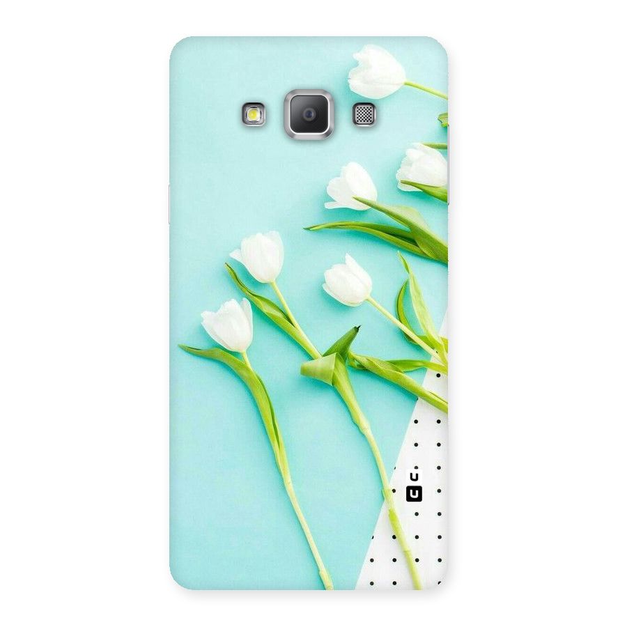 White Tulips Back Case for Galaxy A7