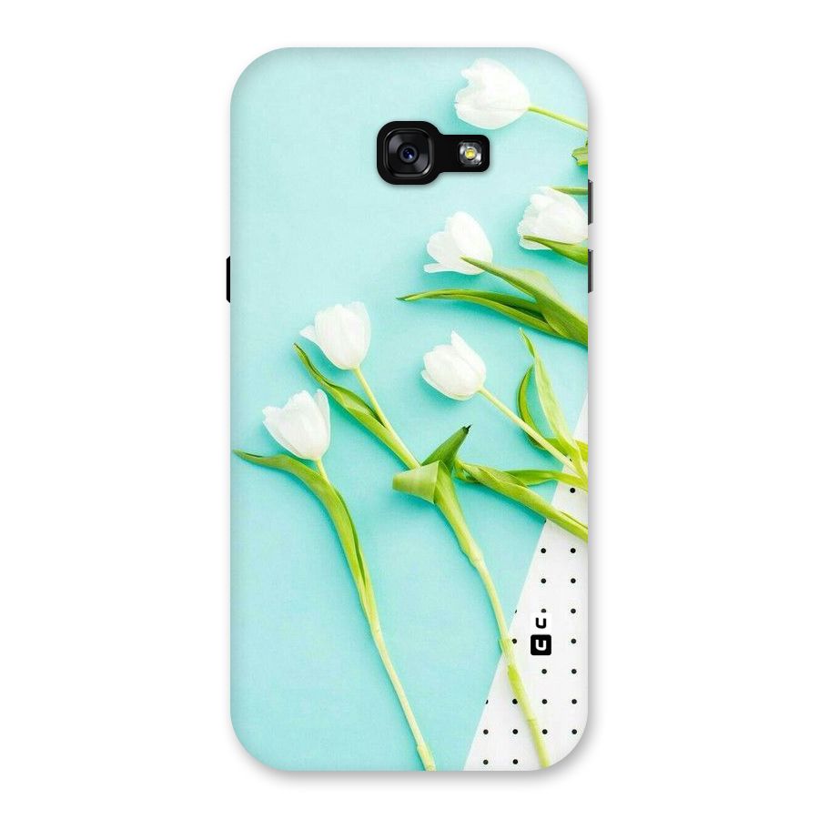 White Tulips Back Case for Galaxy A7 (2017)