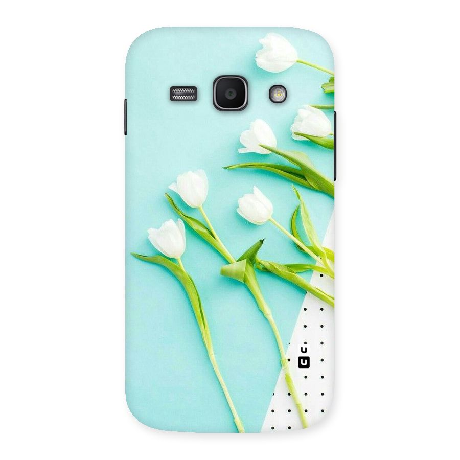 White Tulips Back Case for Galaxy Ace 3