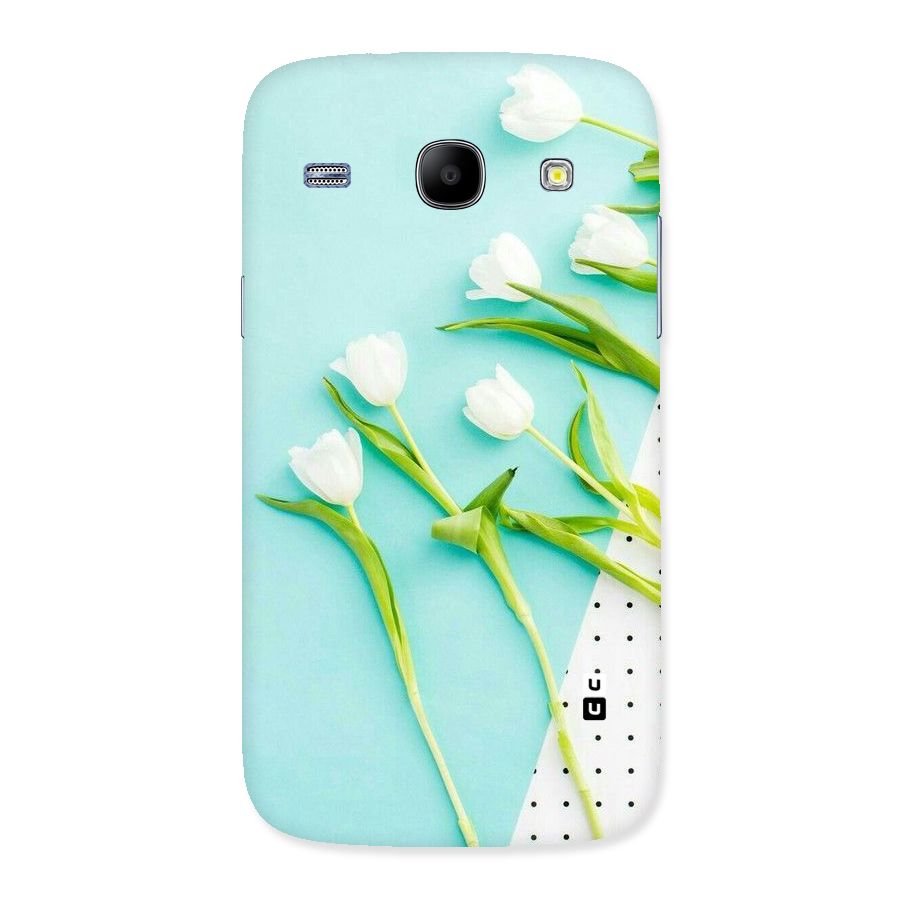 White Tulips Back Case for Galaxy Core