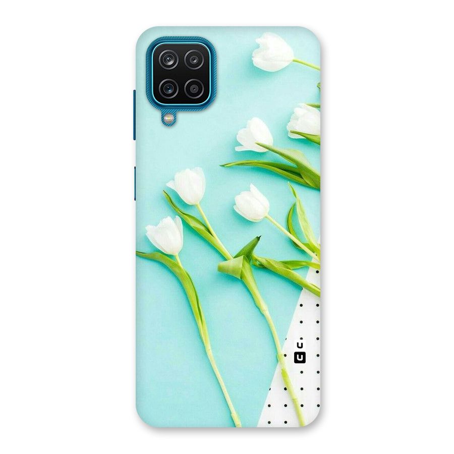 White Tulips Back Case for Galaxy F12