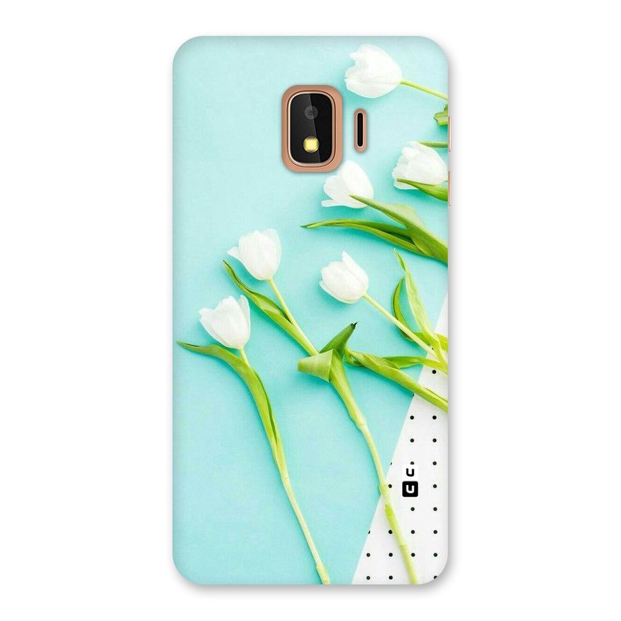 White Tulips Back Case for Galaxy J2 Core