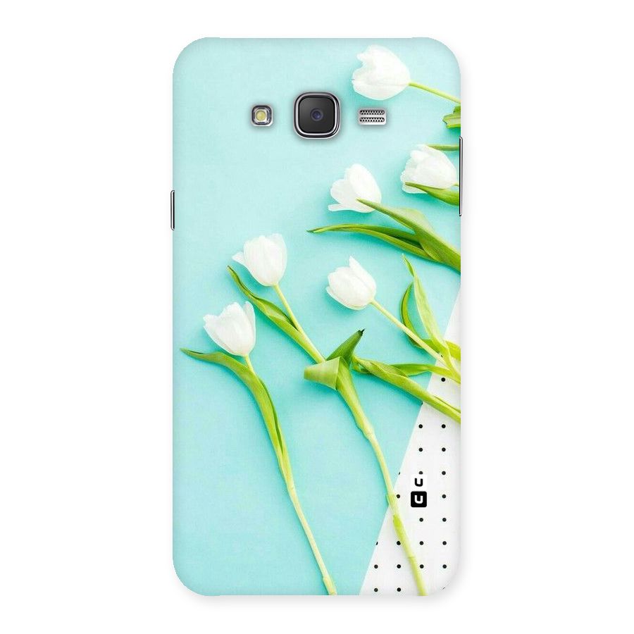 White Tulips Back Case for Galaxy J7