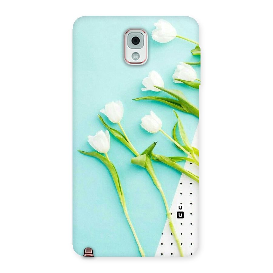 White Tulips Back Case for Galaxy Note 3