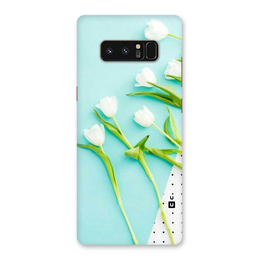 White Tulips Back Case for Galaxy Note 8