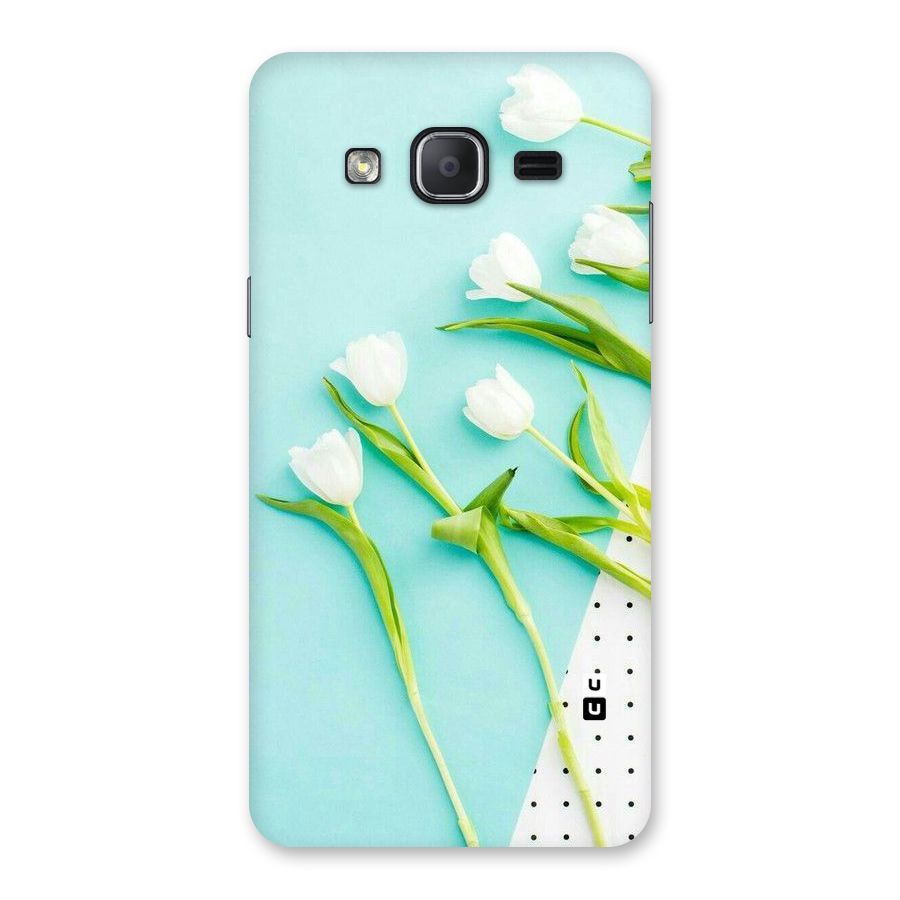 White Tulips Back Case for Galaxy On7 2015