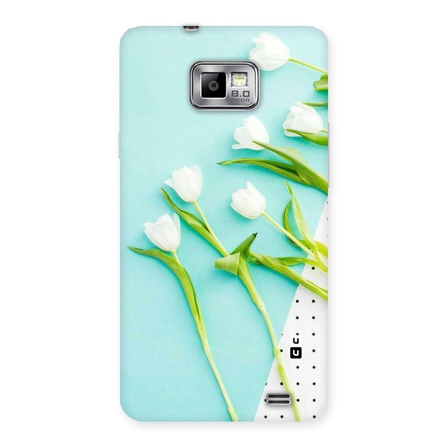 White Tulips Back Case for Galaxy S2
