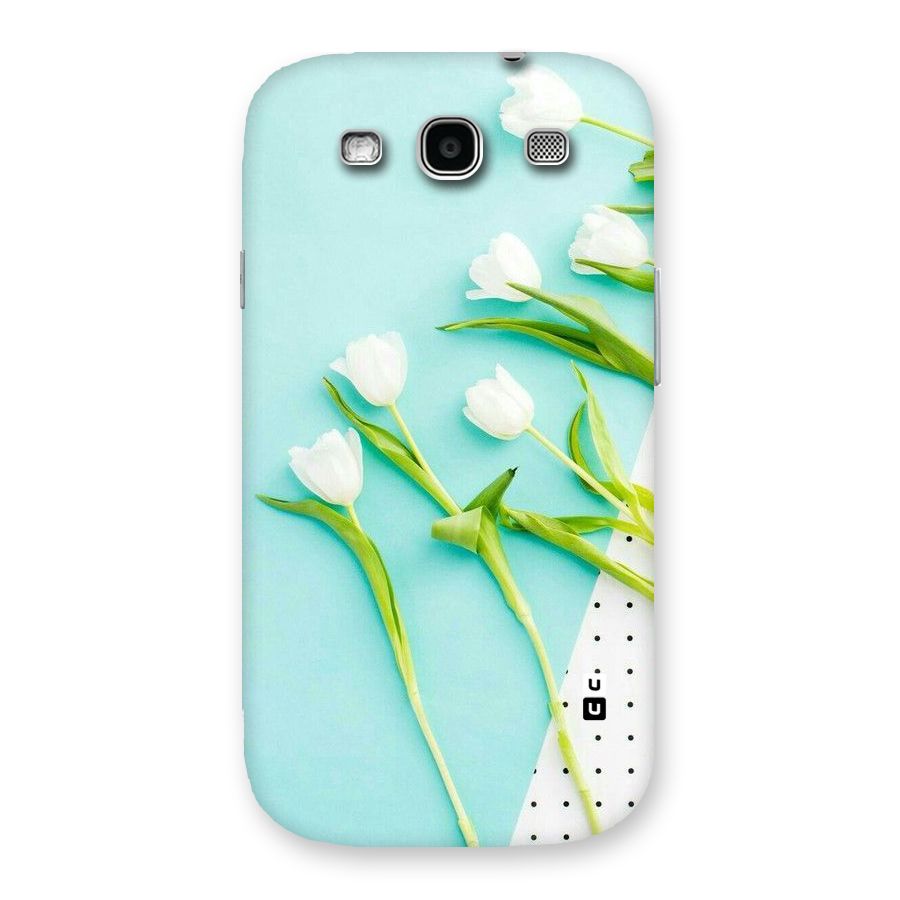 White Tulips Back Case for Galaxy S3