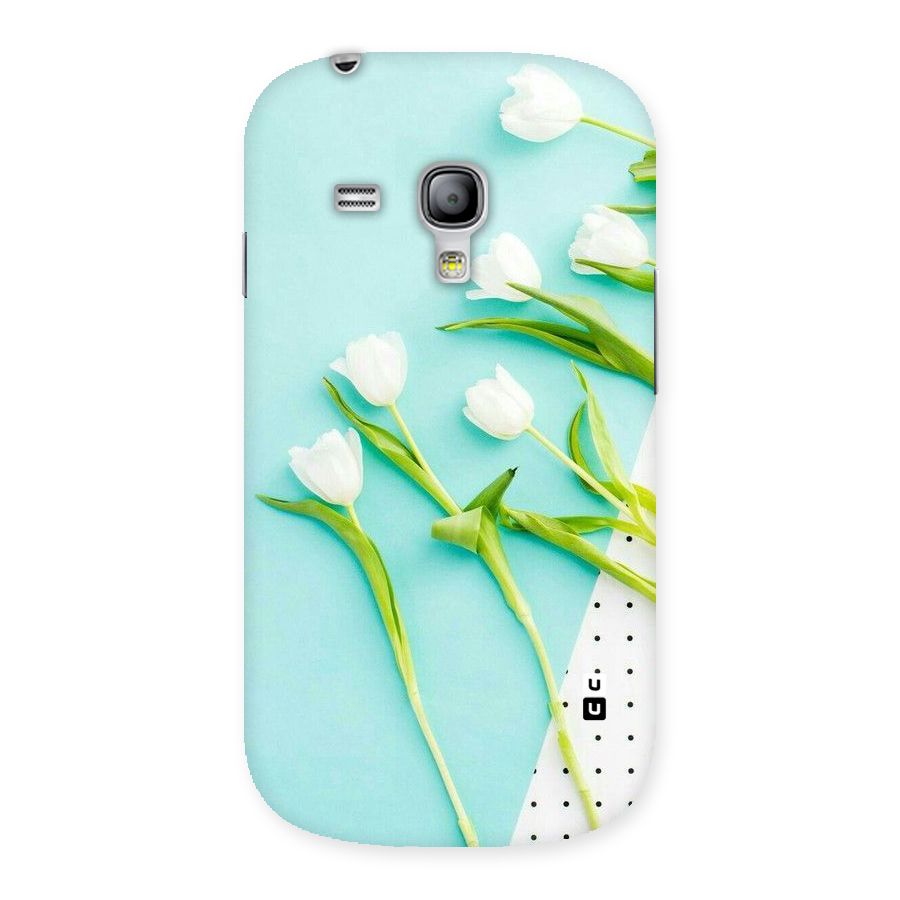 White Tulips Back Case for Galaxy S3 Mini