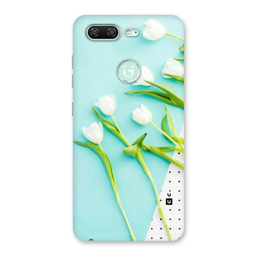 White Tulips Back Case for Gionee S10