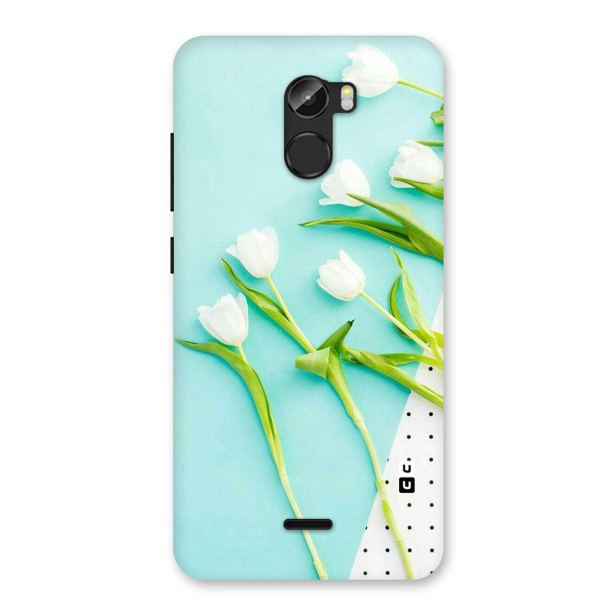 White Tulips Back Case for Gionee X1