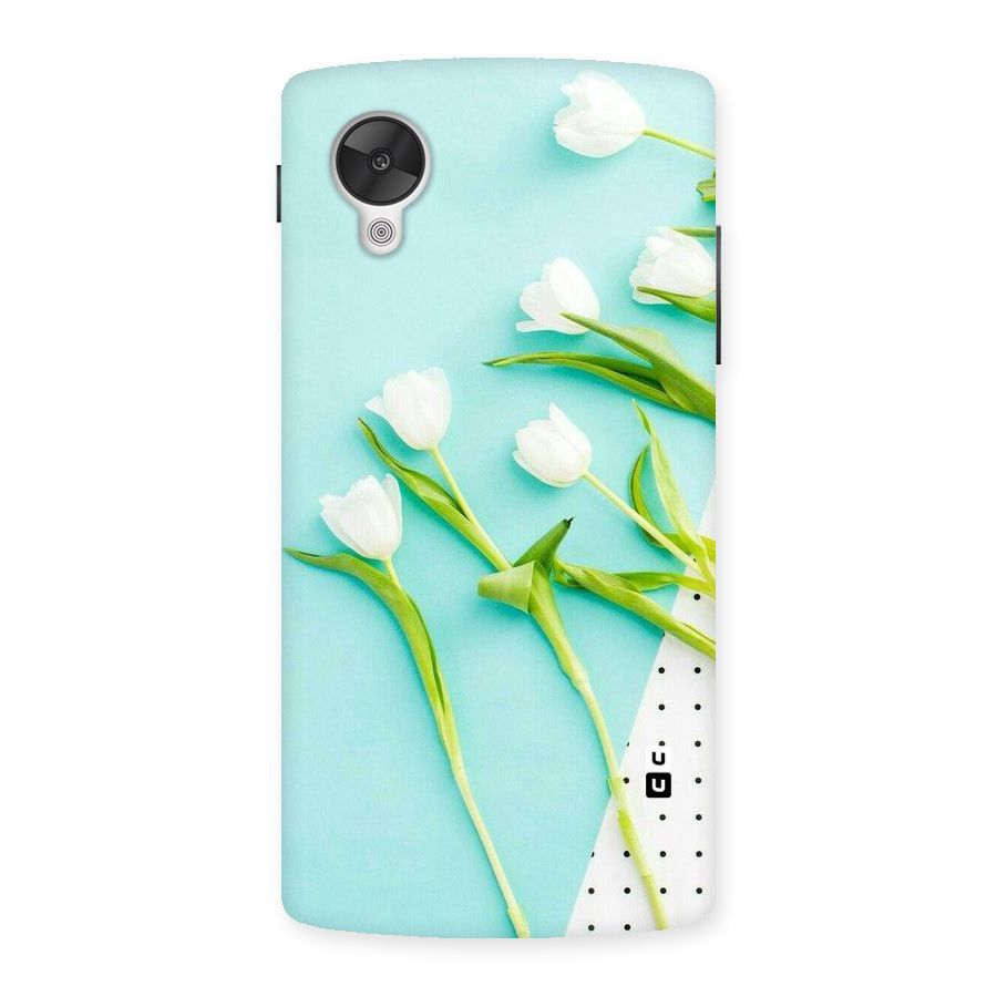 White Tulips Back Case for Google Nexsus 5