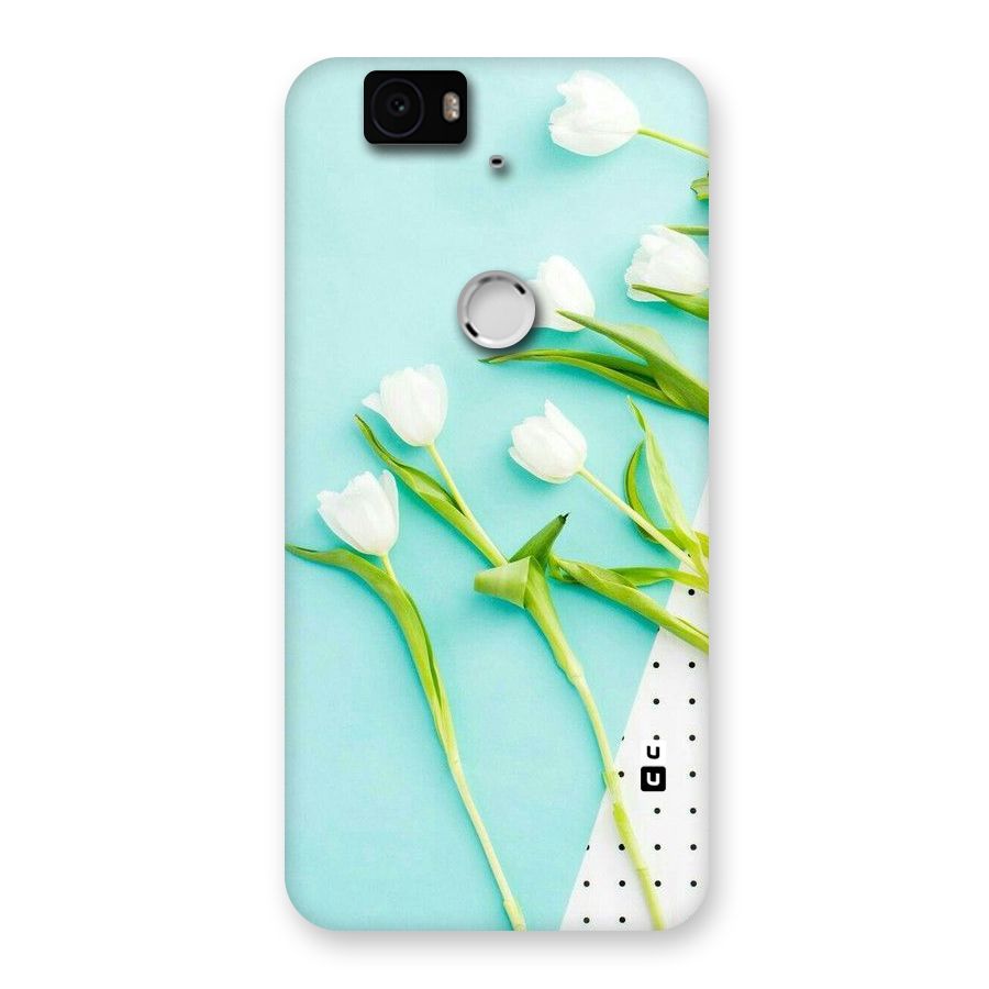 White Tulips Back Case for Google Nexus-6P