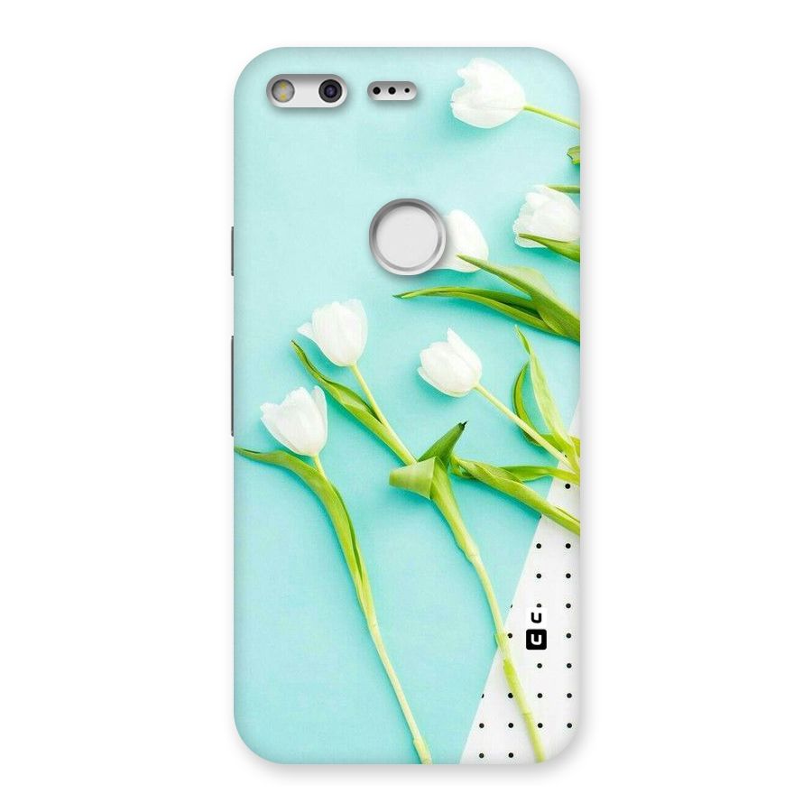 White Tulips Back Case for Google Pixel XL