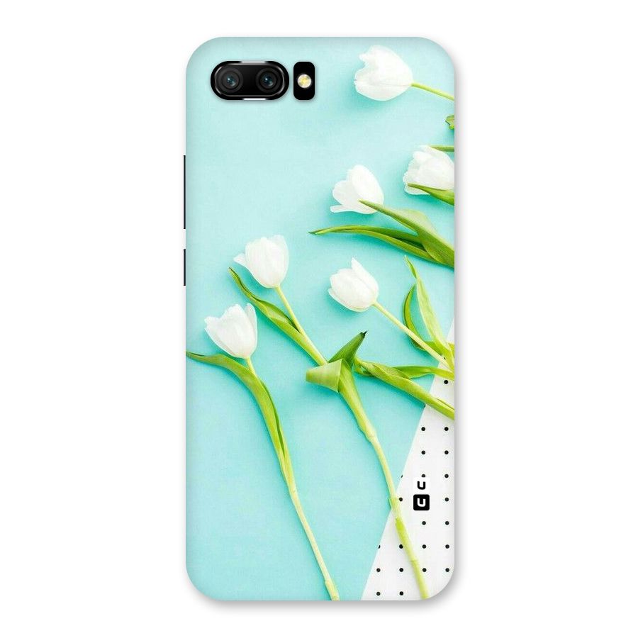White Tulips Back Case for Honor 10