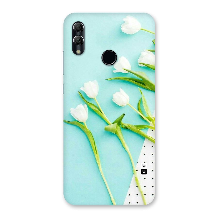 White Tulips Back Case for Honor 10 Lite