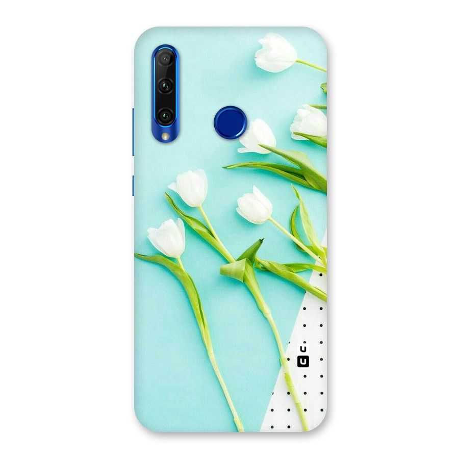 White Tulips Back Case for Honor 20i